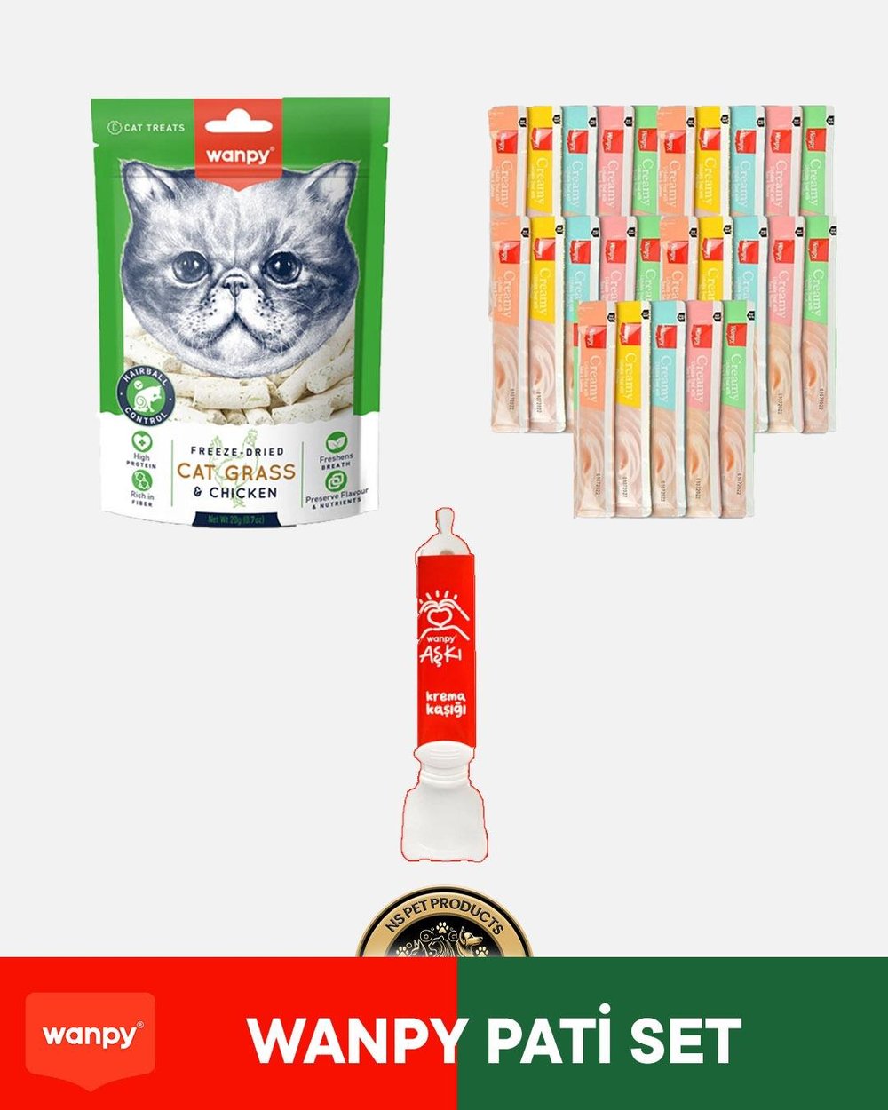 Wanpy Kedi Maması Wanpy Pati Set