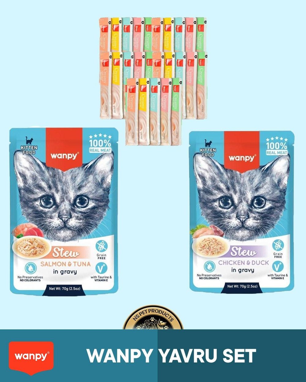 Wanpy Kedi Maması Wanpy Yavru Set