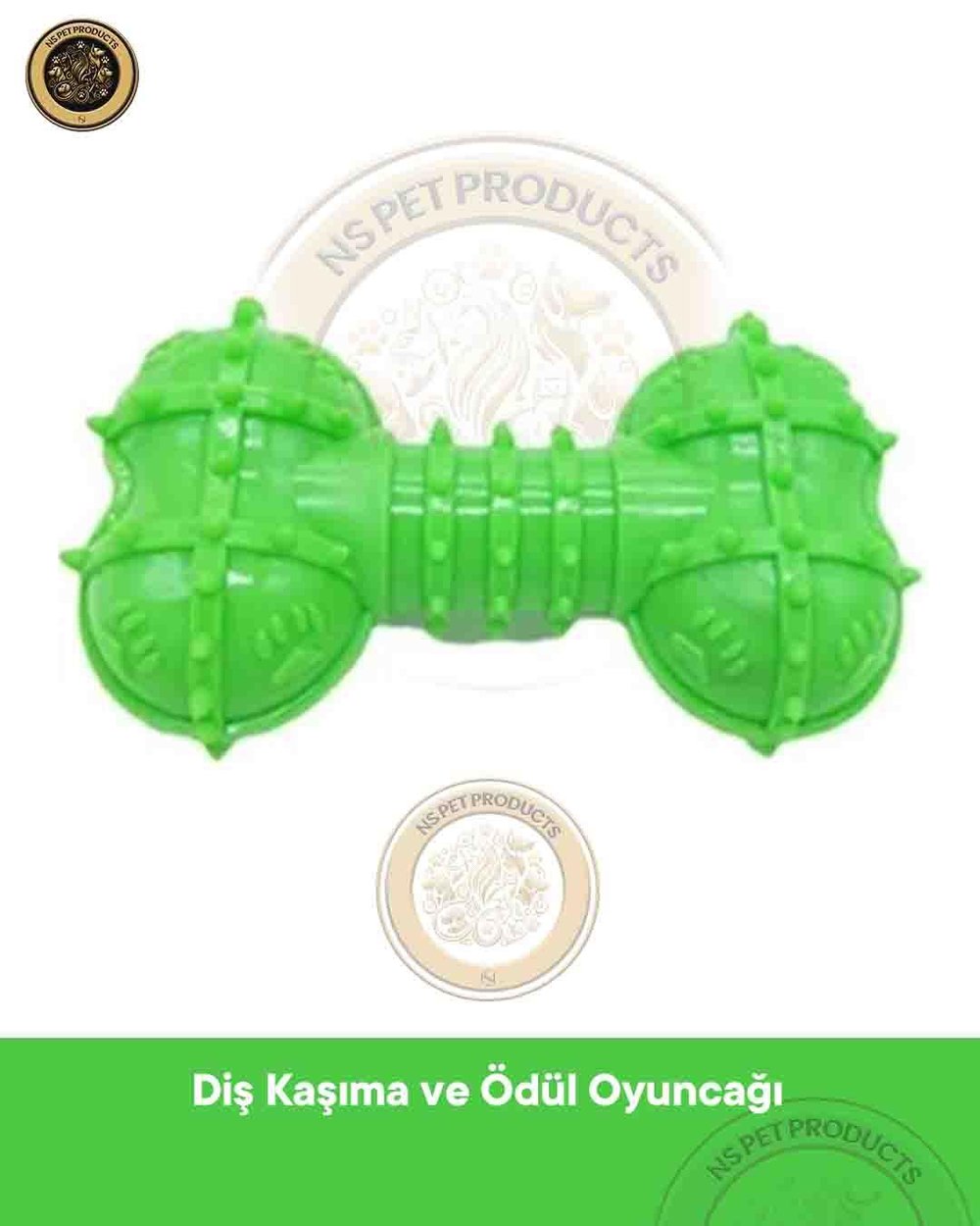 Zampa Rubber Kemik Diş Kaşıma ve Köpek Ödül Oyuncağı 14 cm