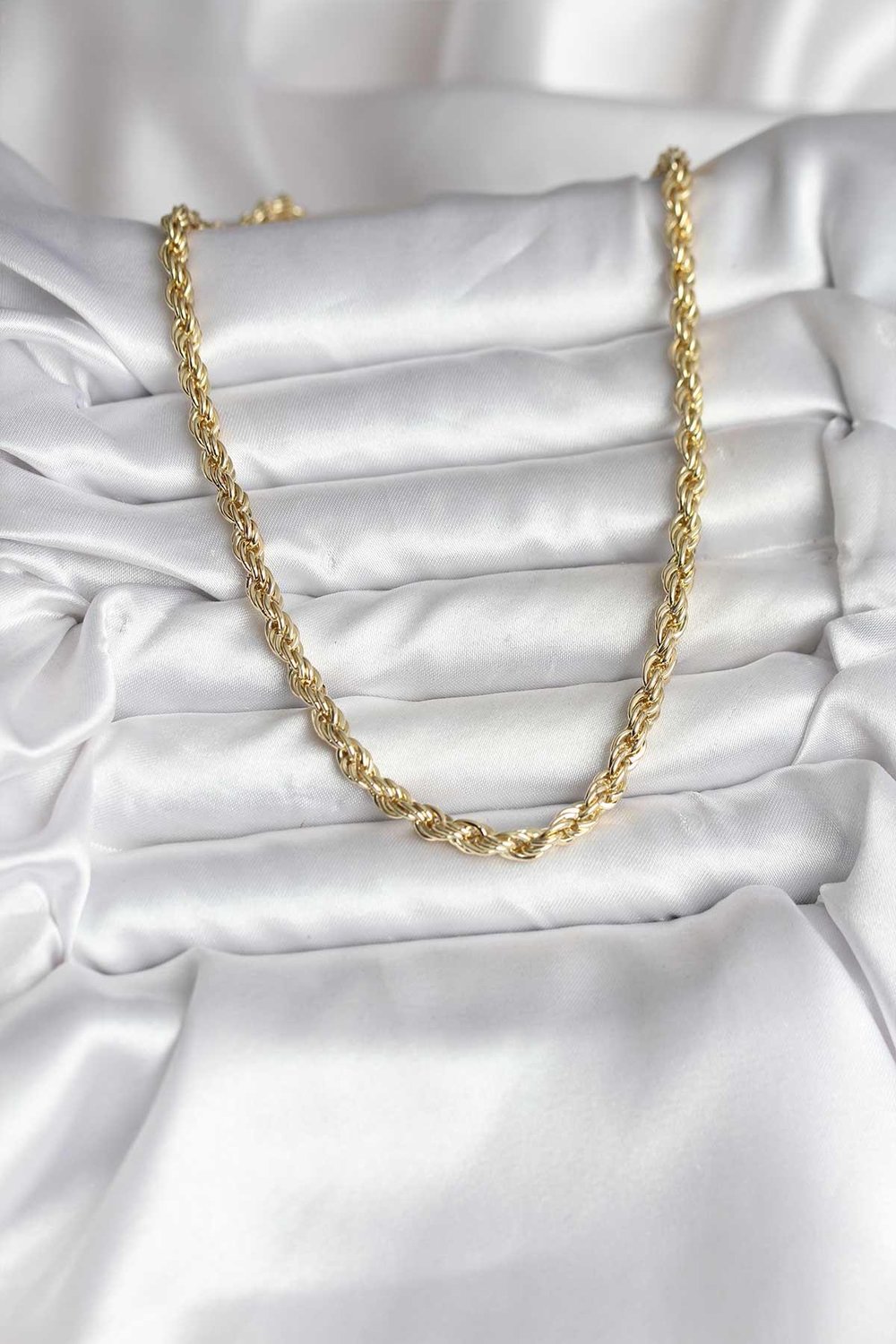 14K Gold Renk Kaplama Burgu Model CM Kadın Kolye – PRT3500EB09661