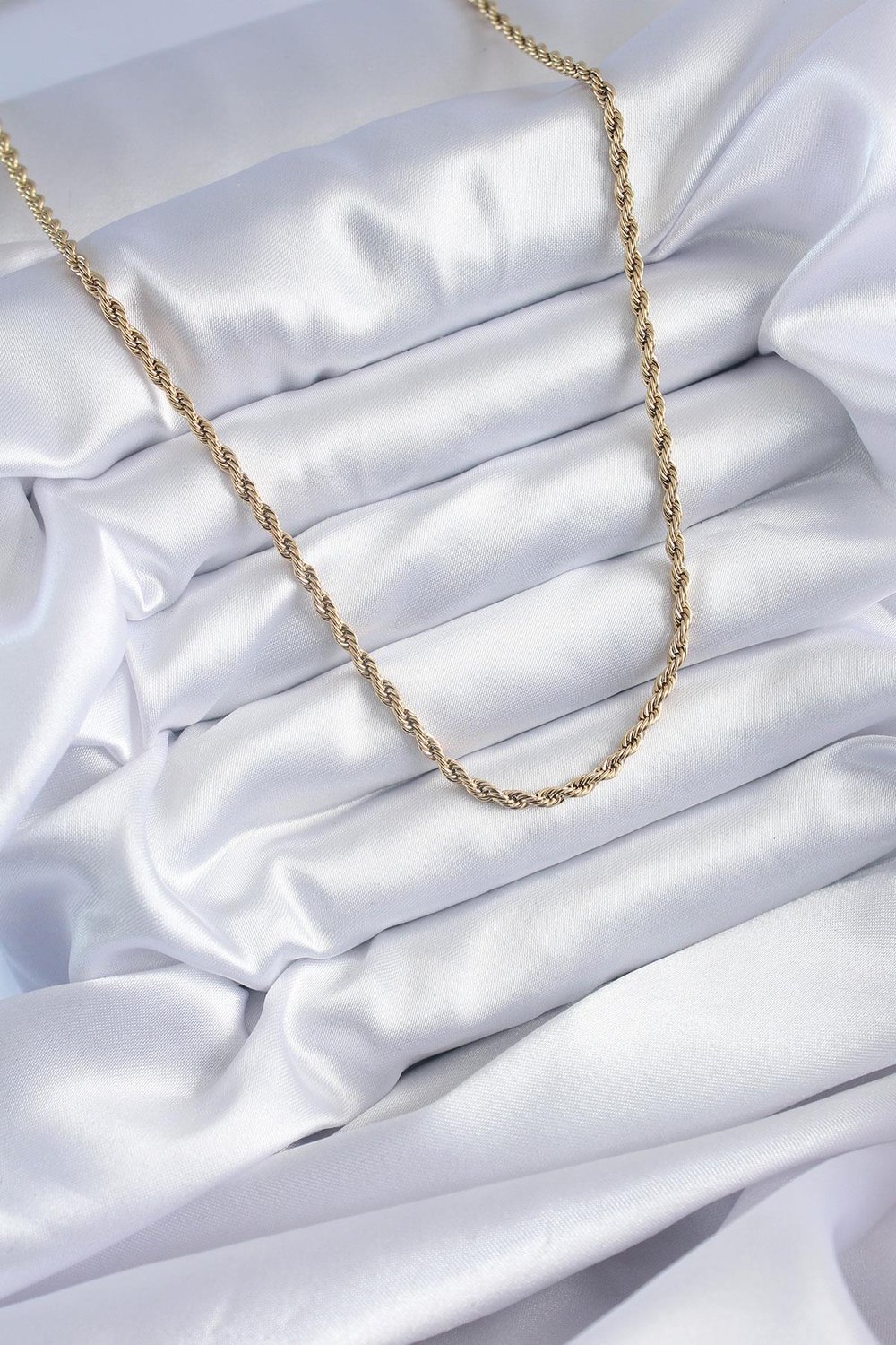 316L Çelik Gold Renk 60 cm Burgu Model Kadın Kolye – PRT3500EB00770