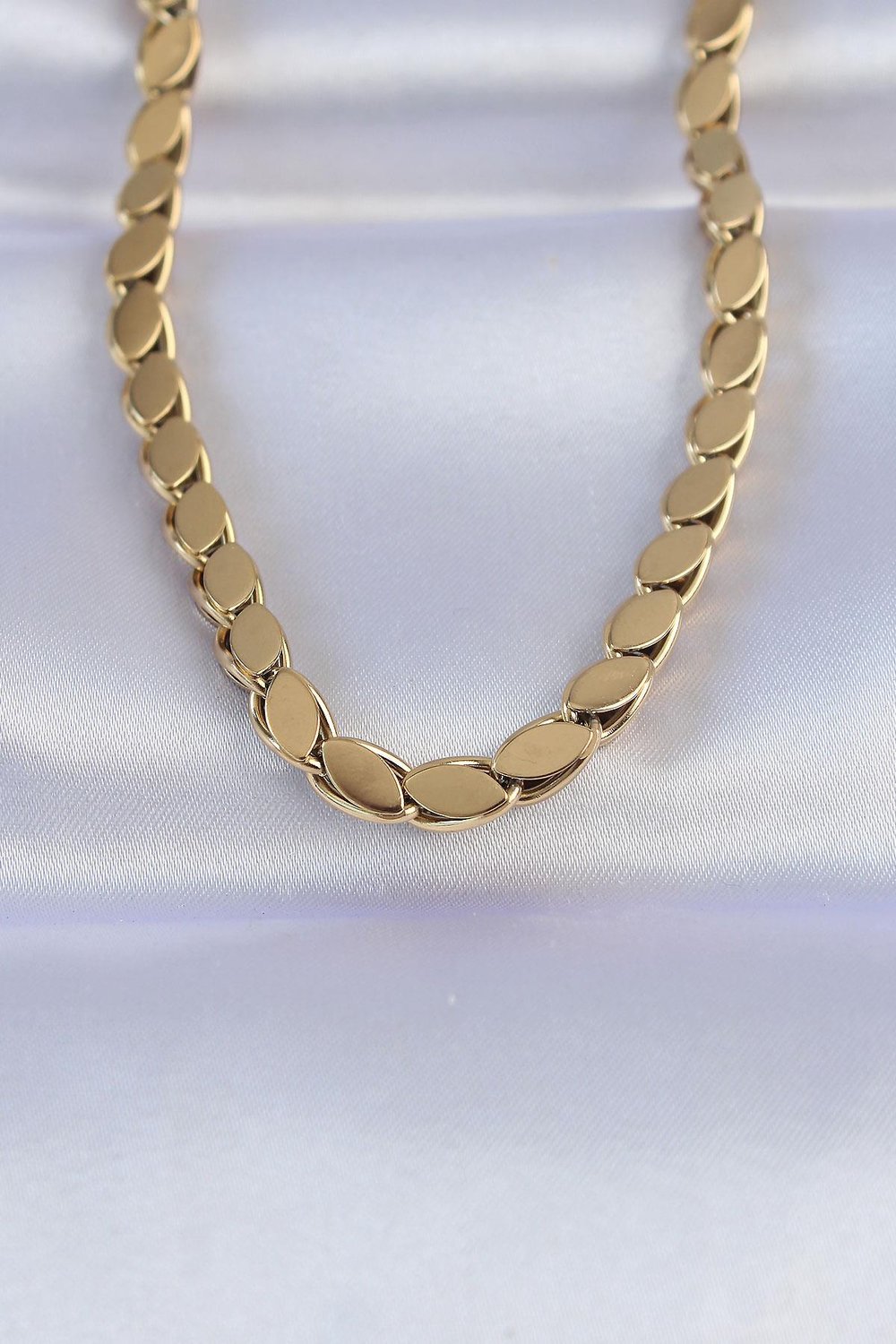 316L Çelik Gold Renk Arpa Model Kolye – PRT3500EB01626