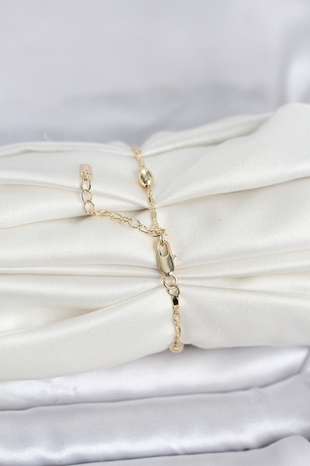14K Gold Renk Damla Topçuk Model Kadın Bileklik - PRT3500EB10340