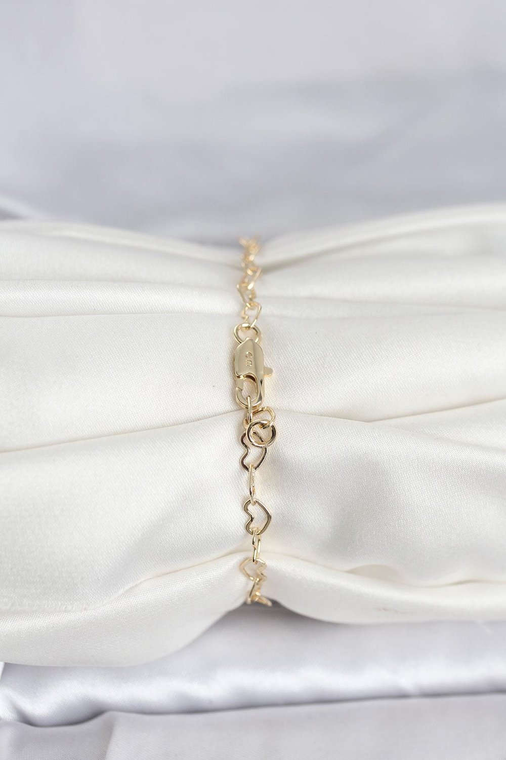 14K Gold Renk Kalpli Zincir Model Kadın Bileklik - PRT3500EB10334