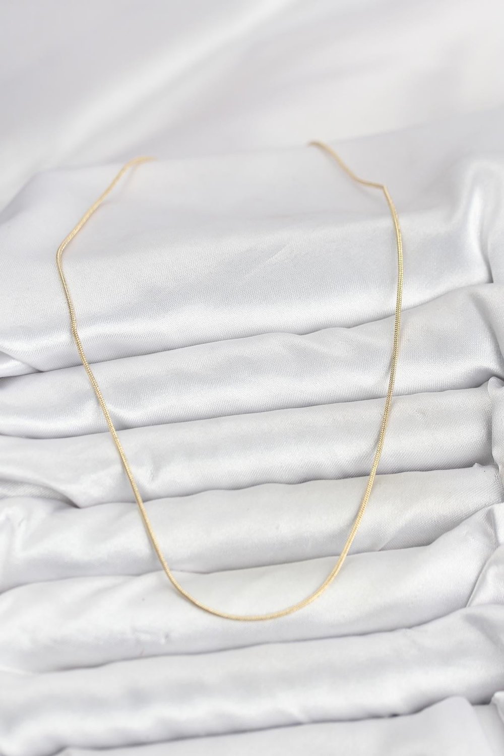 14K Gold Renk Yılan Zincir Model Kadın Kolye - PRT3500EB10248