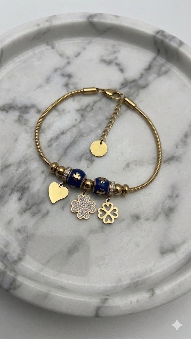 Çelik Pandora Bileklik (Gold) Blk 2503