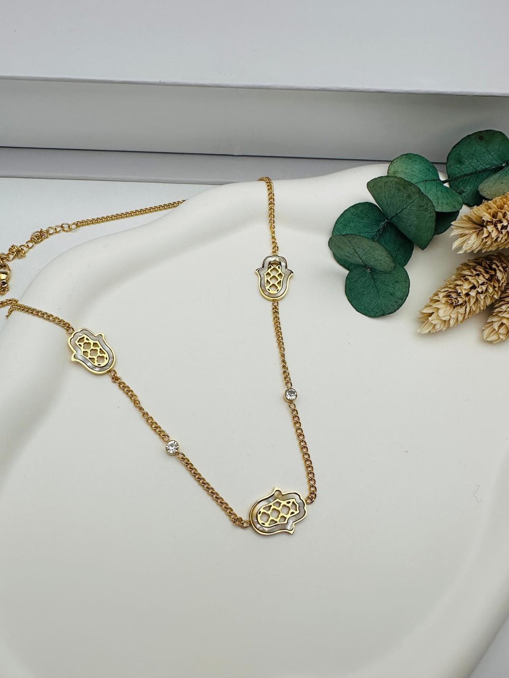 Çelik kolye (Gold) 010690
