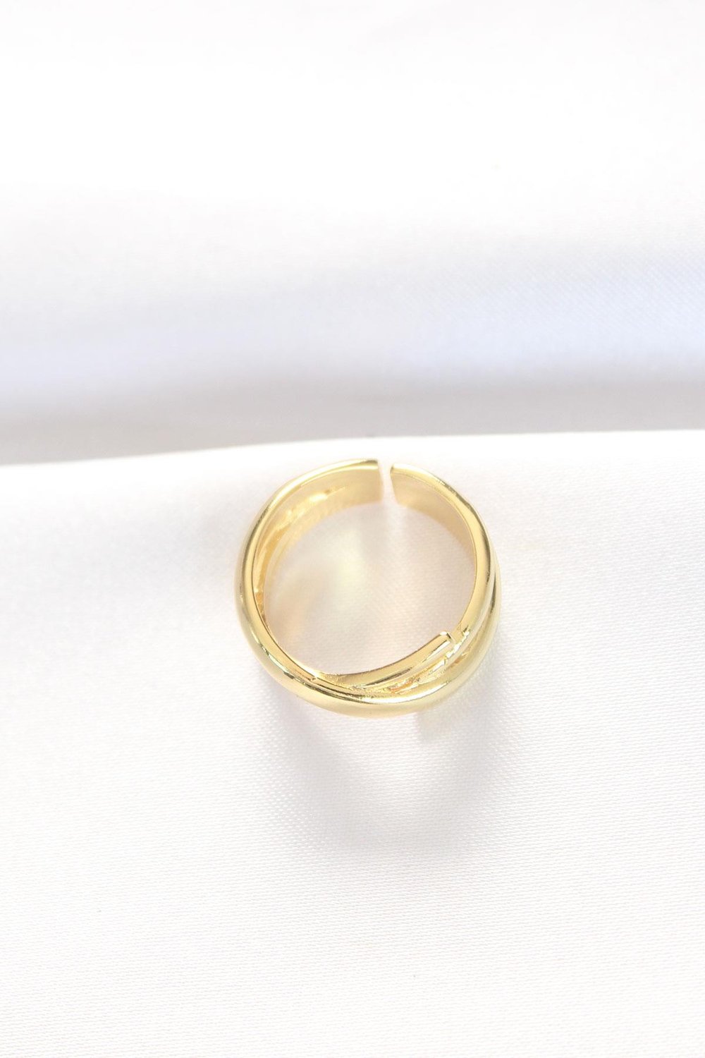 Kalın Gold Renk Ayarlanabilir Yüzük – PRT3500EB01307