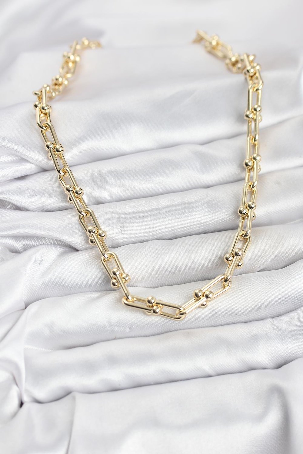 Pirinç Gold Renk Tifani Model Kadın Kolye - PRT3500EB10119