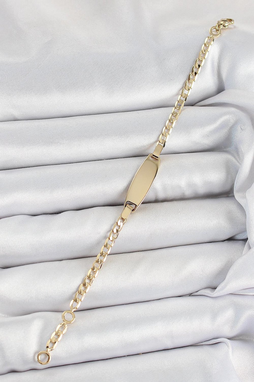 Pirinç Oval Model Gold Renk Xuping Bebek Künyesi - PRT3500EB07728