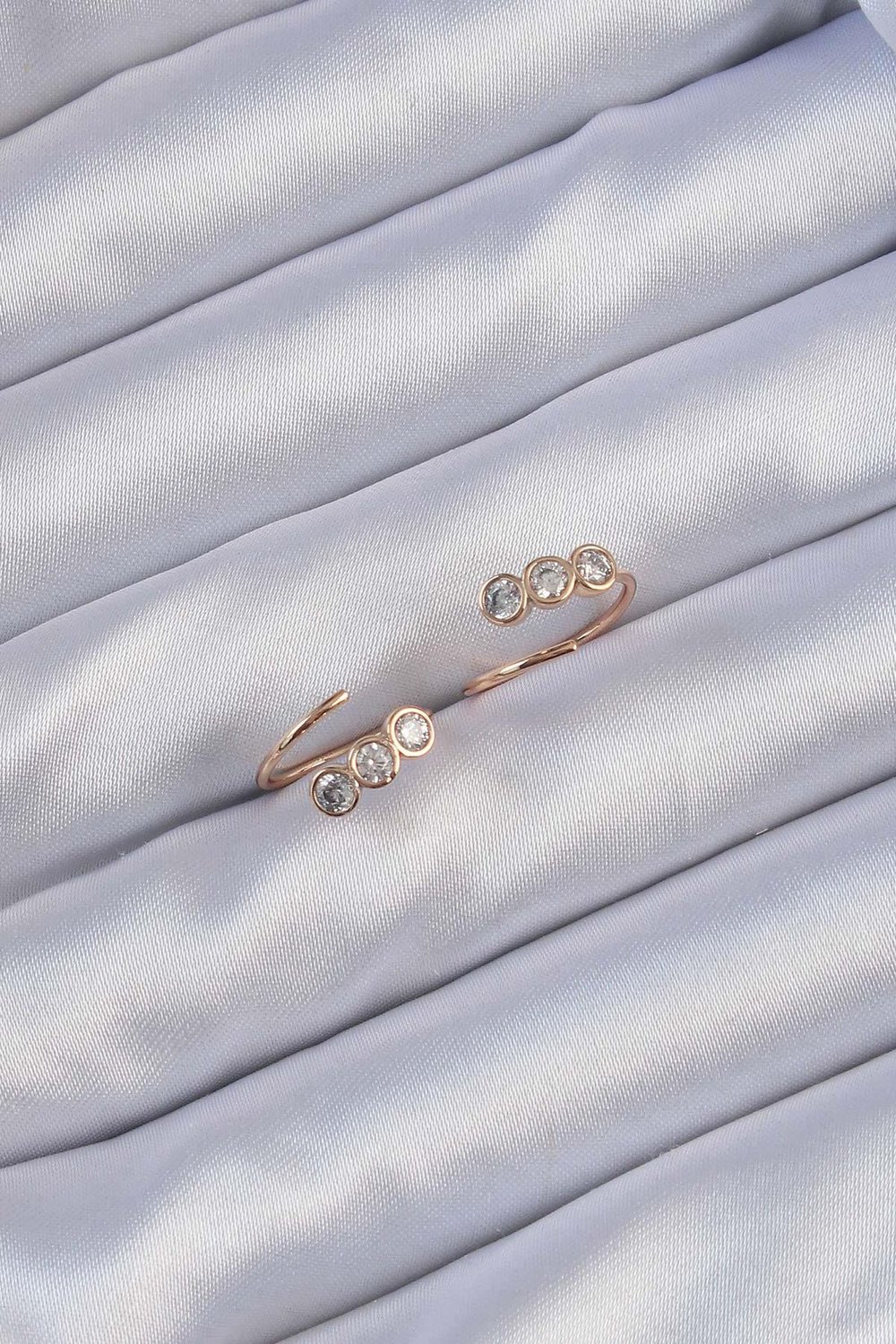Xuping Rose Renk Zirkon Taşlı Su Yolu Küpe – PRT3500EB02306