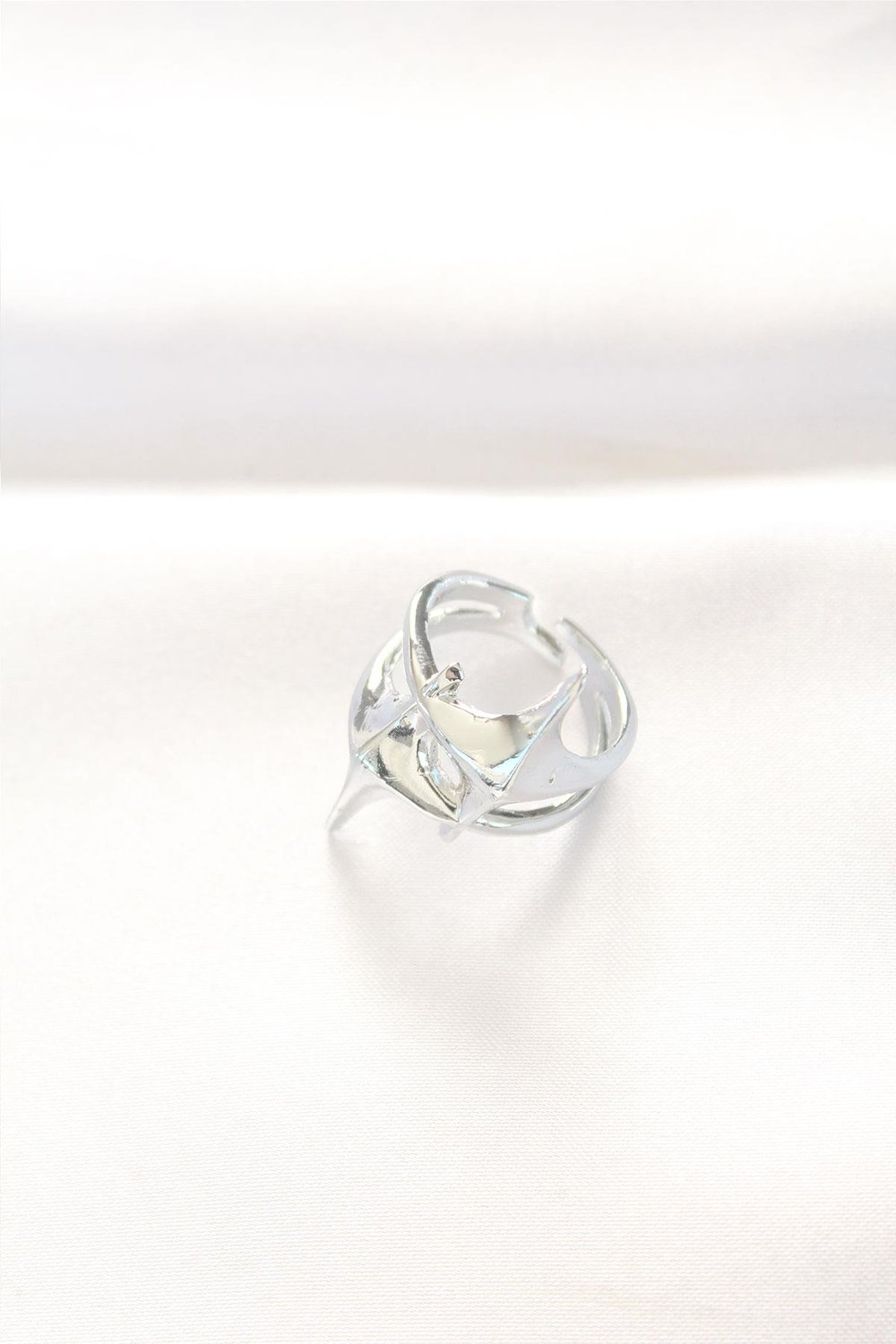 Yıldız Model Silver Renk Ayarlanabilir Yüzük – PRT3500EB01337