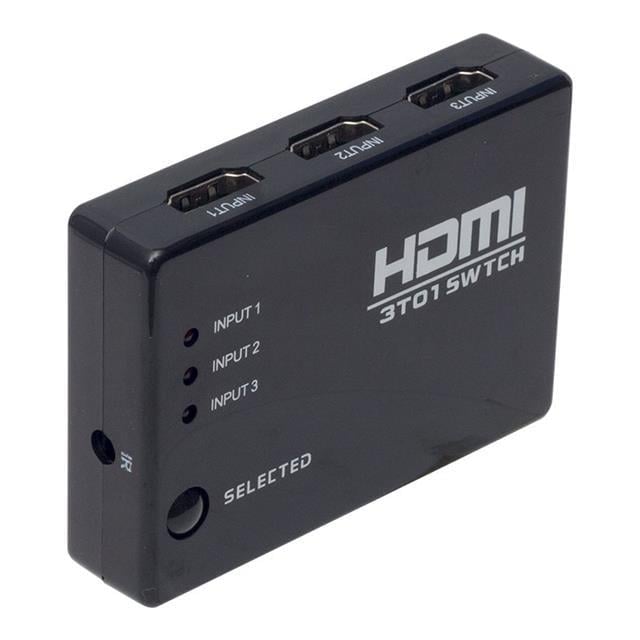 Powermaster 3 Giriş 1 Çıkış HDMI Switcher Toplayıcı PM-6853