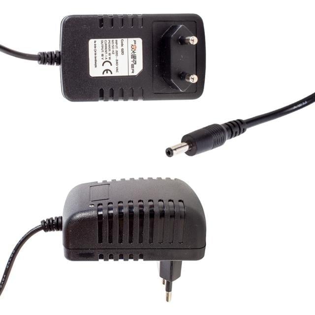 Powermaster PM-620 18 Volt - 1 Amper 3.5*1.35 Mm Uçlu Plastik Kasa Priz Tipi Adaptör