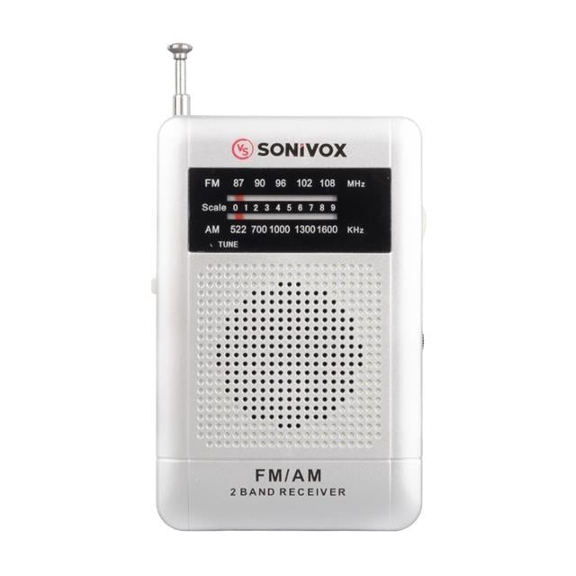 Sonivox VS-R115 Analog Radyo Gümüş Renk