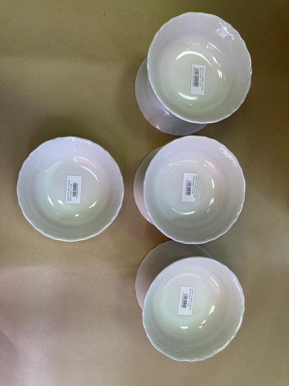 PAPATYA MİNİ ÇUKUR ORTA KASE 15 CM