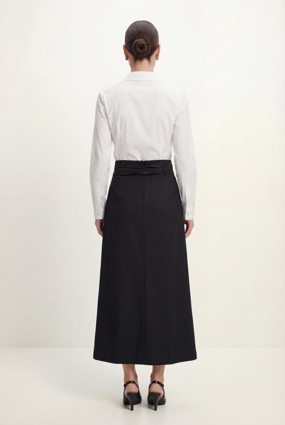 Ekru-ML28006 Fit Form Poplin Gömlek