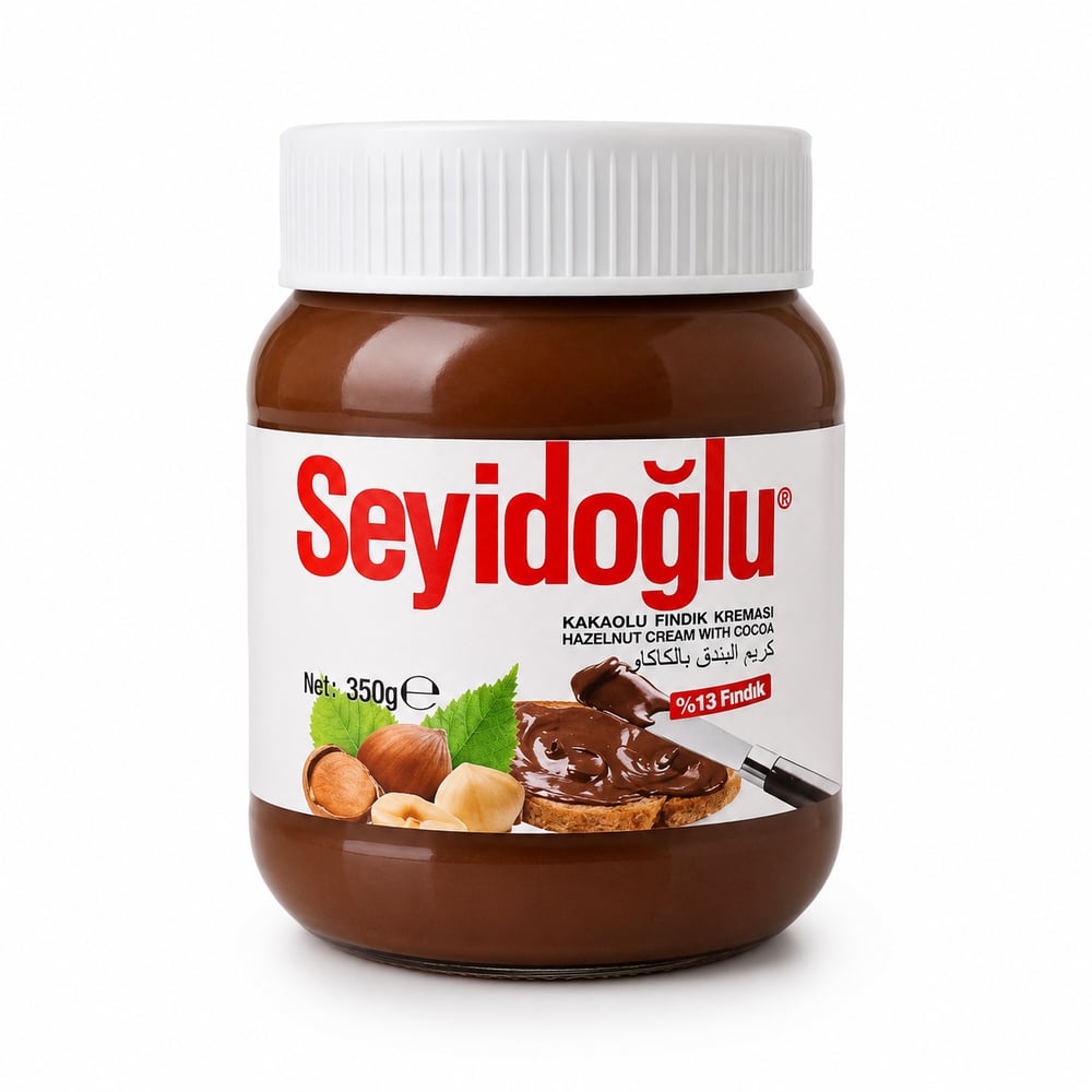 Seyidoğlu Kakaolu Fındık Kreması 350g Cam Kavanoz