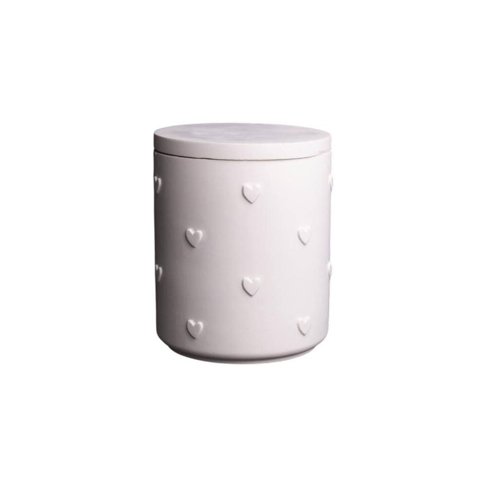 DM-09 Mini Kalpler Acrylax Tasarım Soft Beyaz Dekoratif Mumluk - 1522560009