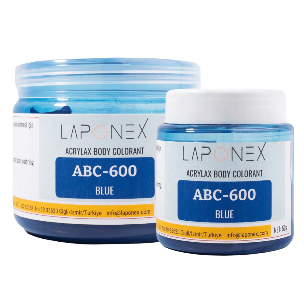 ABC-600 Blue Su Bazlı Reçinelerle Uyumlu Acrylax Mavi Toz Pigment 250 g - 1522556002