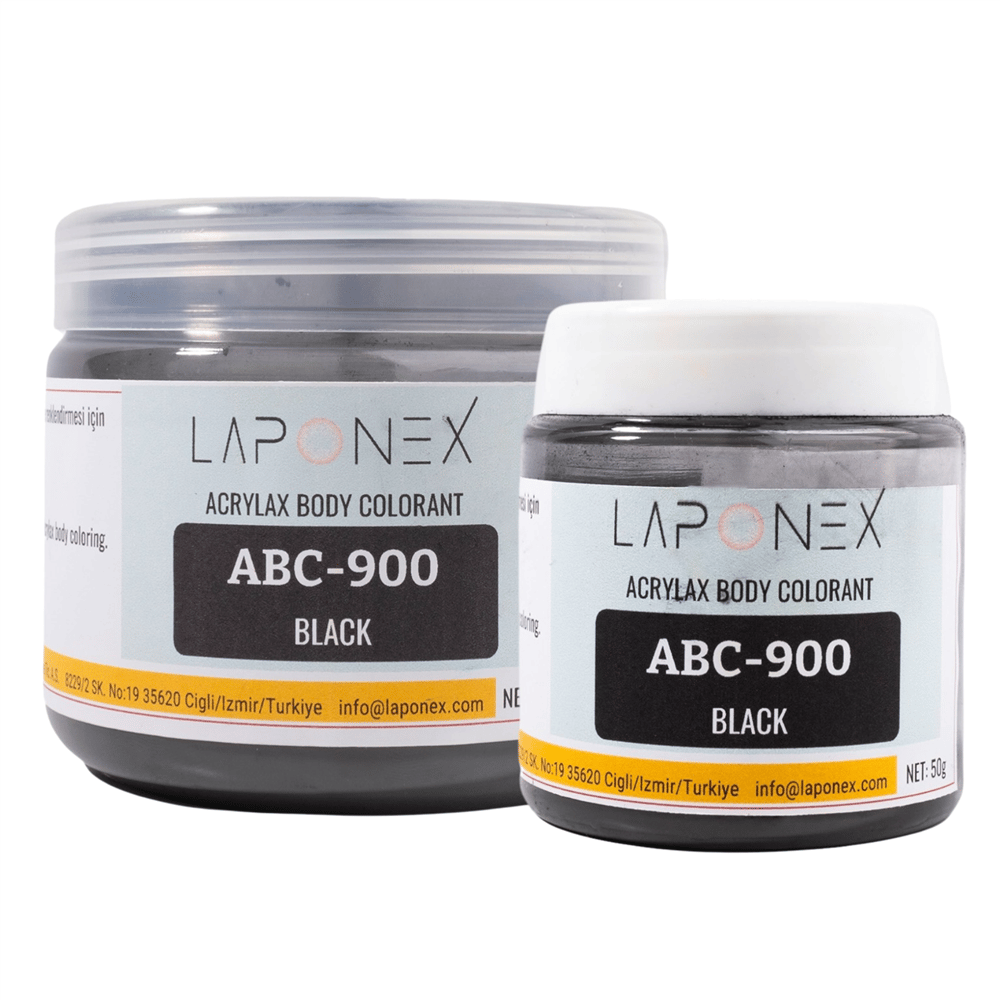 ABC-900 Black Su Bazlı Reçinelerle Uyumlu Acrylax Siyah Toz Pigment 50 g - 1522559001
