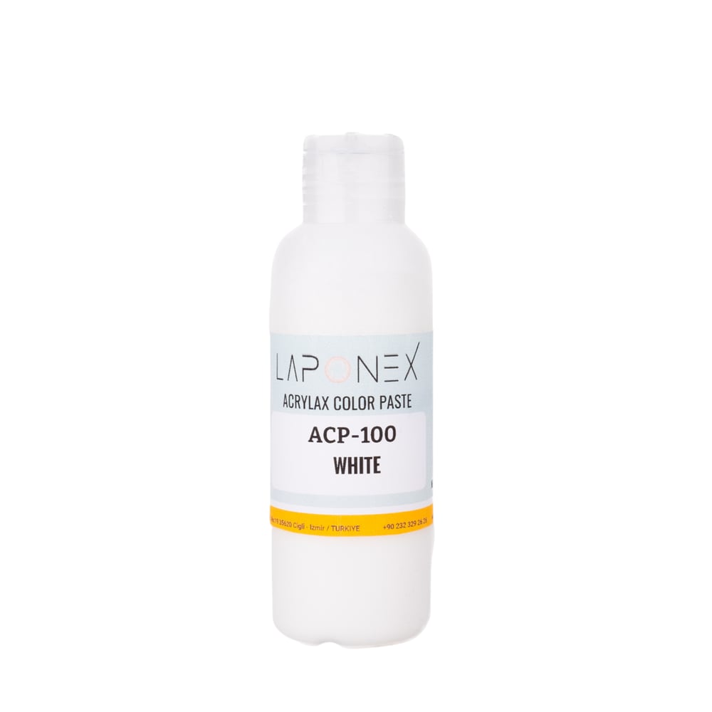 ACP-100 White Su Bazlı Reçinelerle Uyumlu Yoğun Pigmentli Beyaz Renk Pastası 100 g - 1522511002