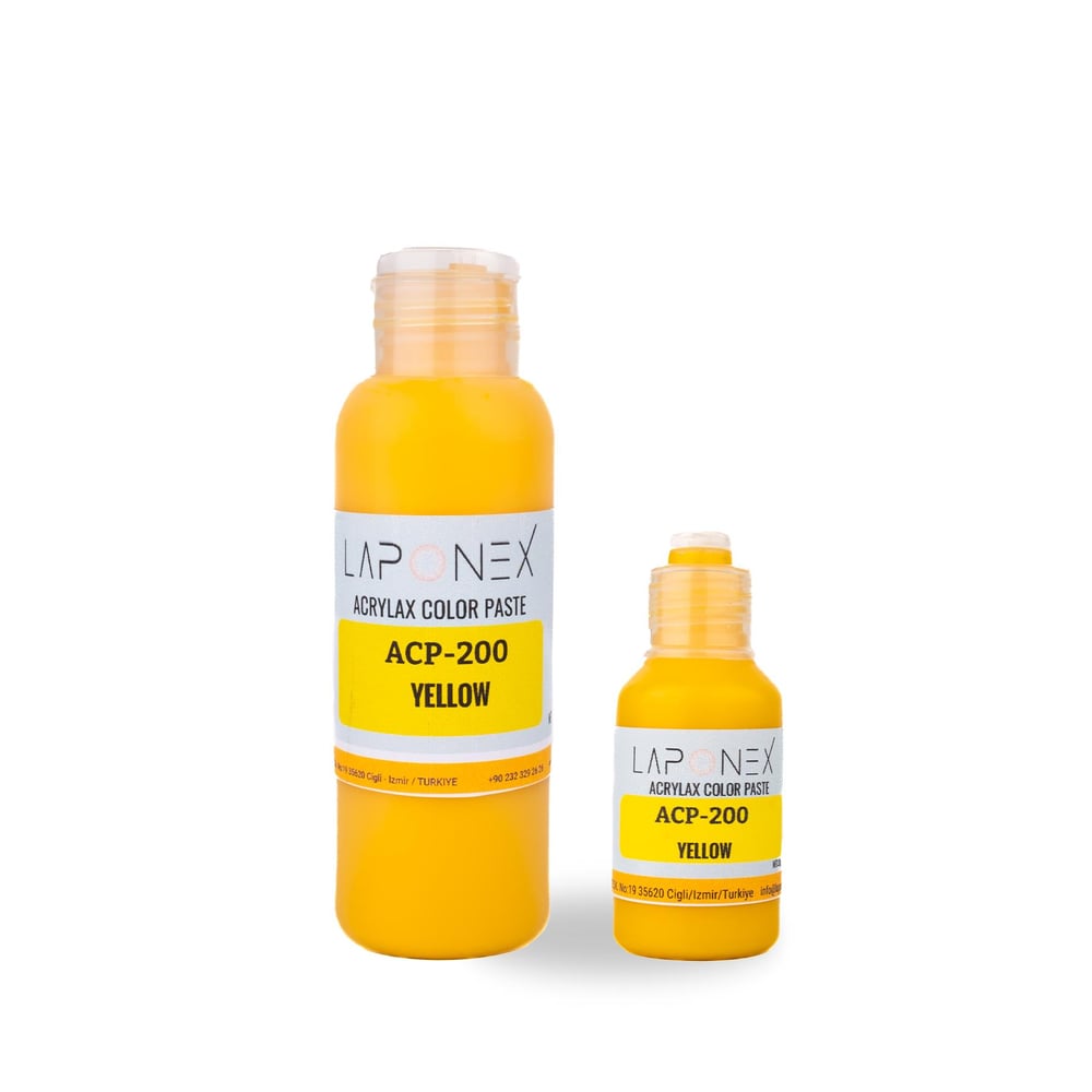 ACP-200 Yellow Su Bazlı Reçinelerle Uyumlu Yoğun Pigmentli Sarı Renk Pastası 100 g - 1522512002