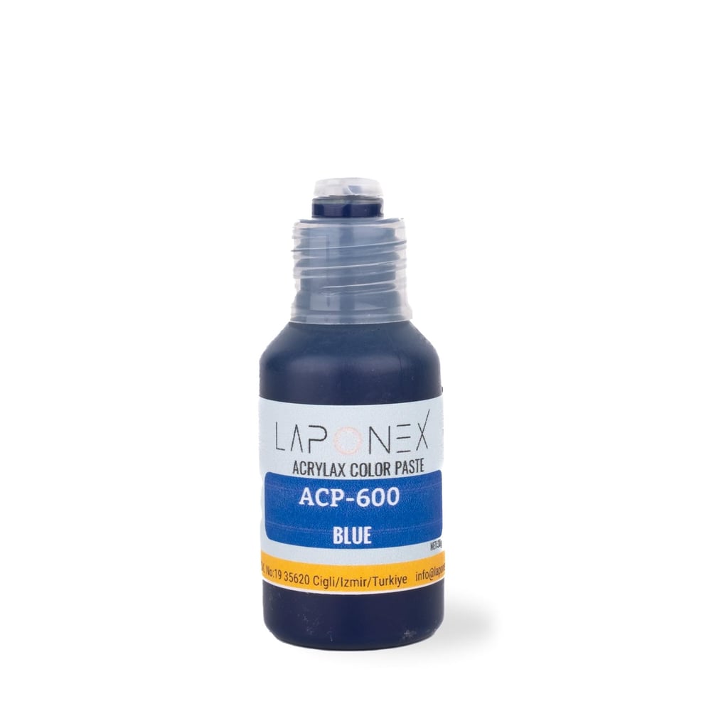 ACP-600 Blue Su Bazlı Reçinelerle Uyumlu Yoğun Pigmentli Mavi Renk Pastası 30 g - 1522516001