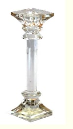 Kristal tekli şamdan 22 cm