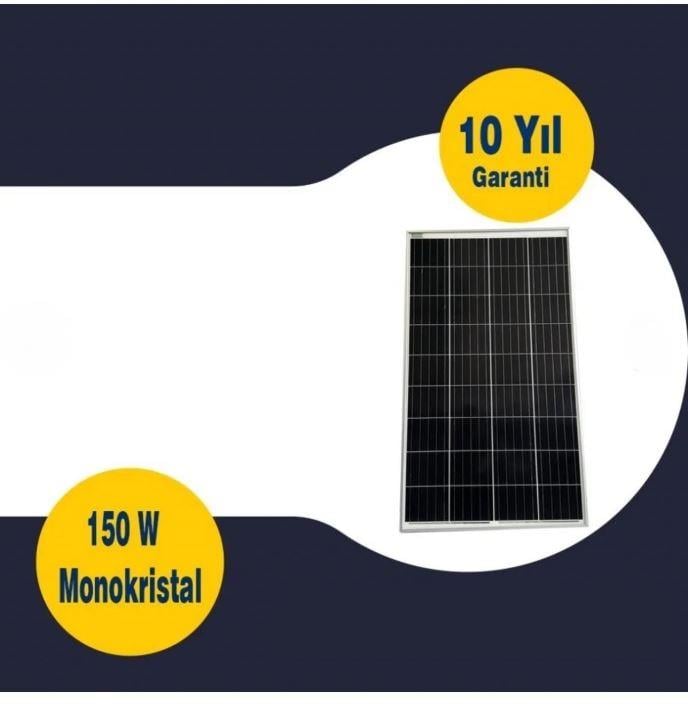 Gesper Energy 150W Watt Monokristal Güneş Paneli 12V 36 Hücre