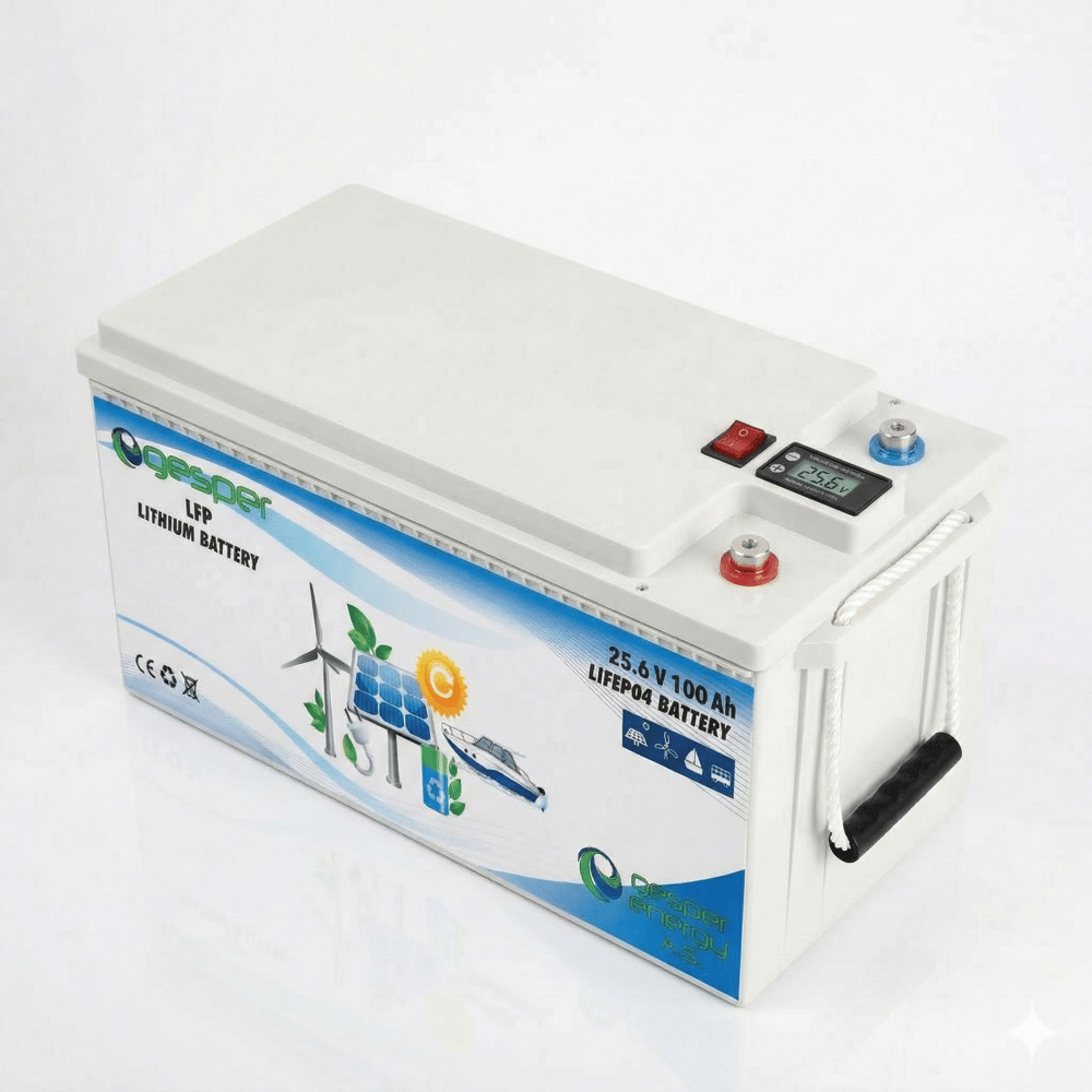 Gesper Energy 24V 100Ah LiFePO4 Batarya