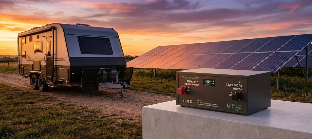 Gesper Energy 24V 200Ah LiFePO4 Batarya