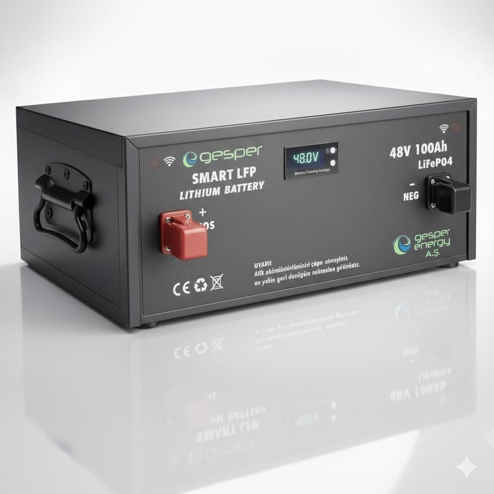 Gesper Energy 48V 100Ah LiFePO4 Batarya