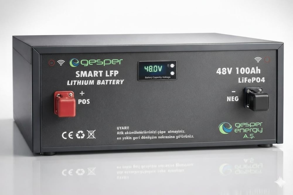 Gesper Energy 48V 100Ah LiFePO4 Batarya
