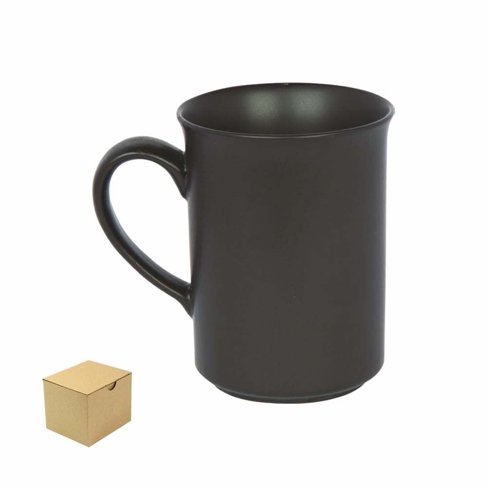 PORSELEN SİYAH MUG