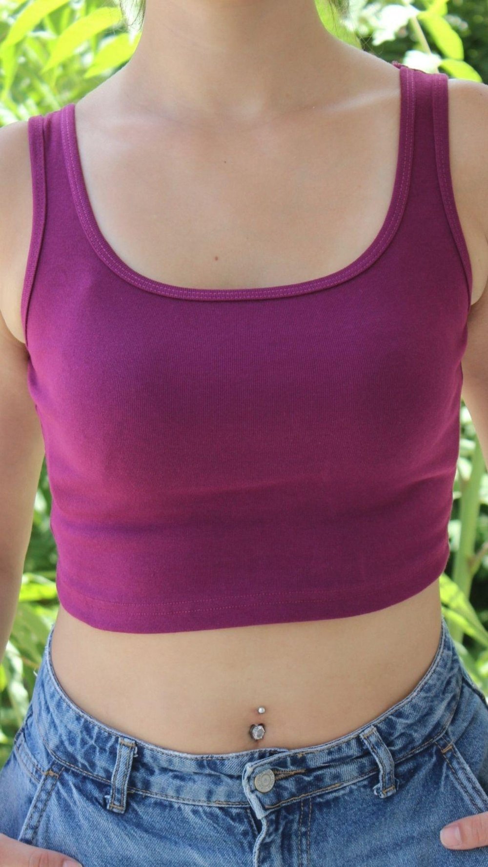 Kadın Bordo Basic Ribana Atlet Crop – Likralı Spor Üst