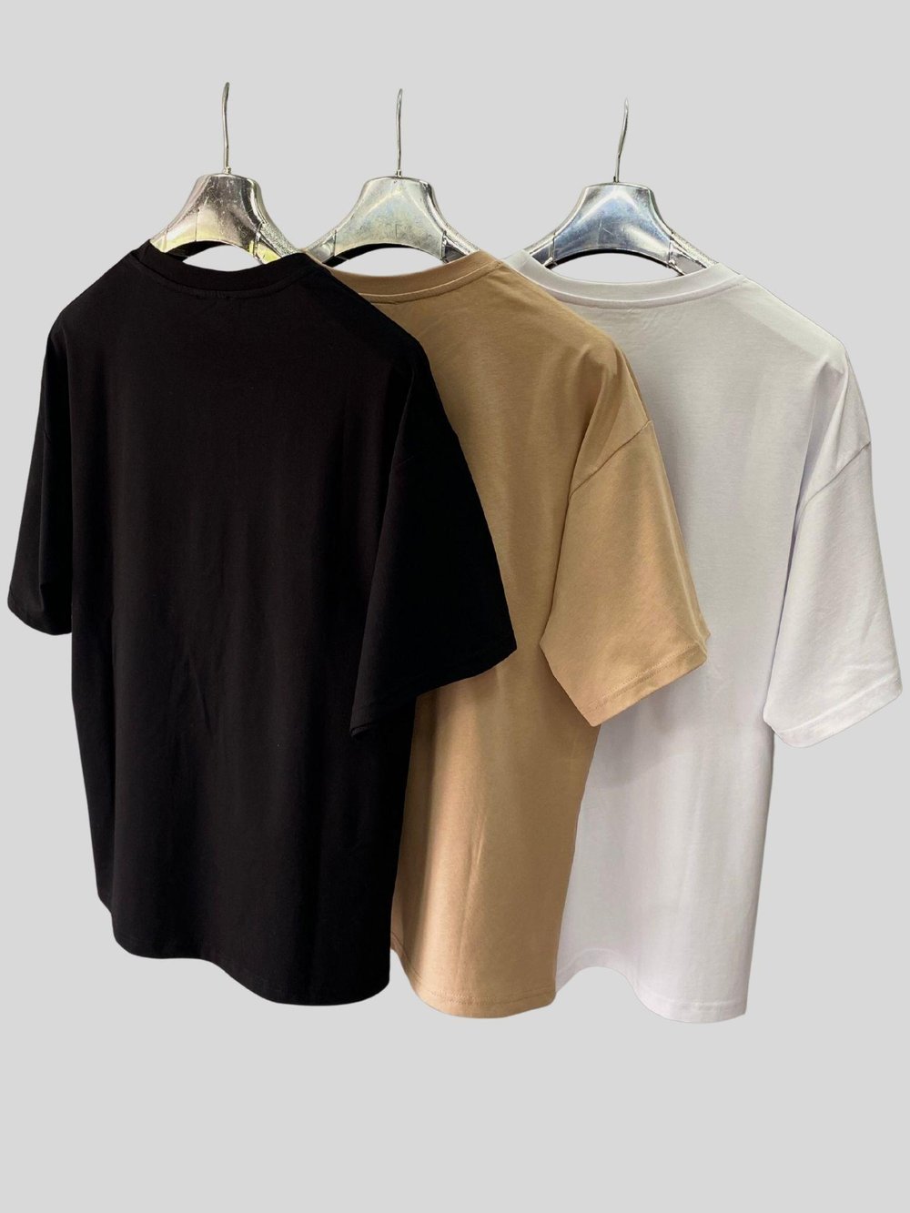 Kadın/Erkek Unisex Oversize 3lü T-Shirt