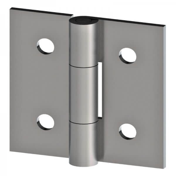 30 x 30 x 1.2mm Paslanmaz Yaprak Menteşe 