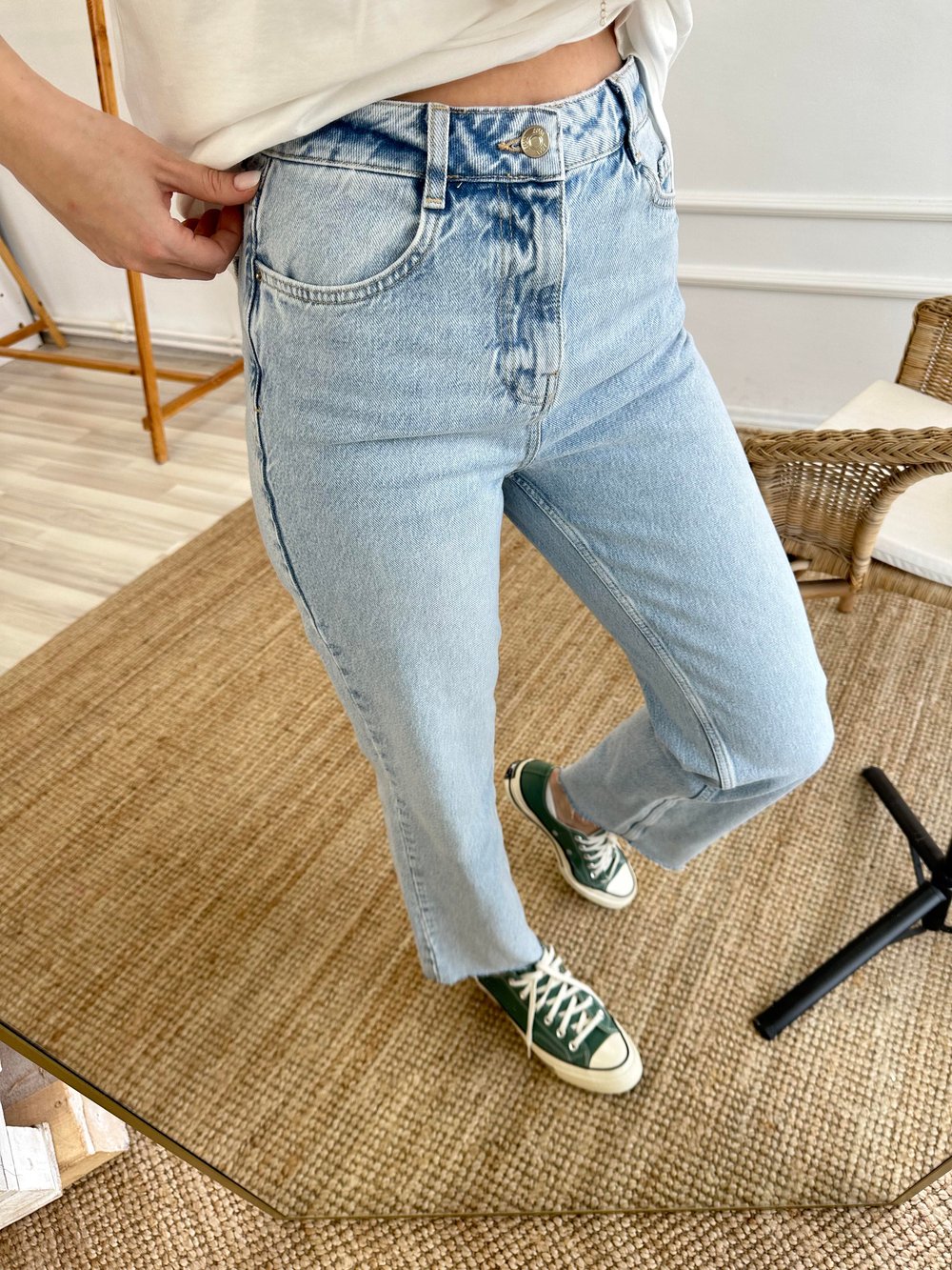 Açık Mavi Denim Pantolon