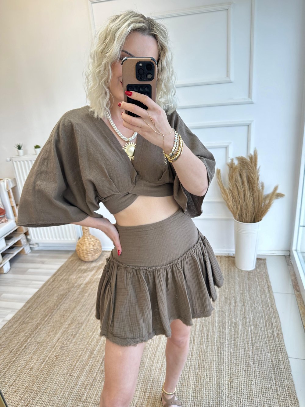 Blanca One Size Yarasa Kol Top