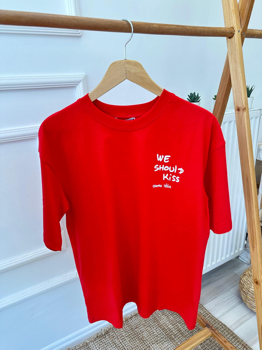 Kırmızı Oversize Basic 