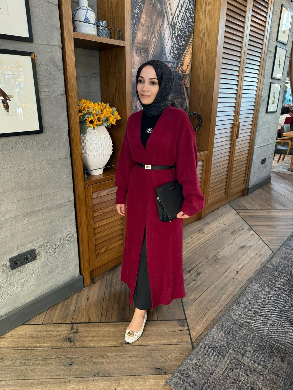 Angora Hırka | Bordo