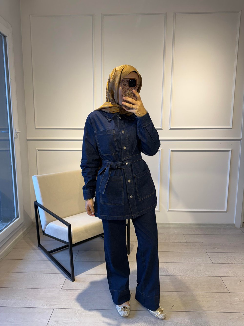 Denim İkili Takım
