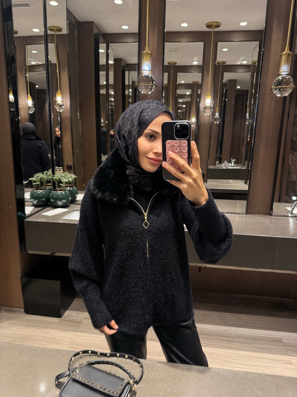 Dolce angora hırka - Siyah