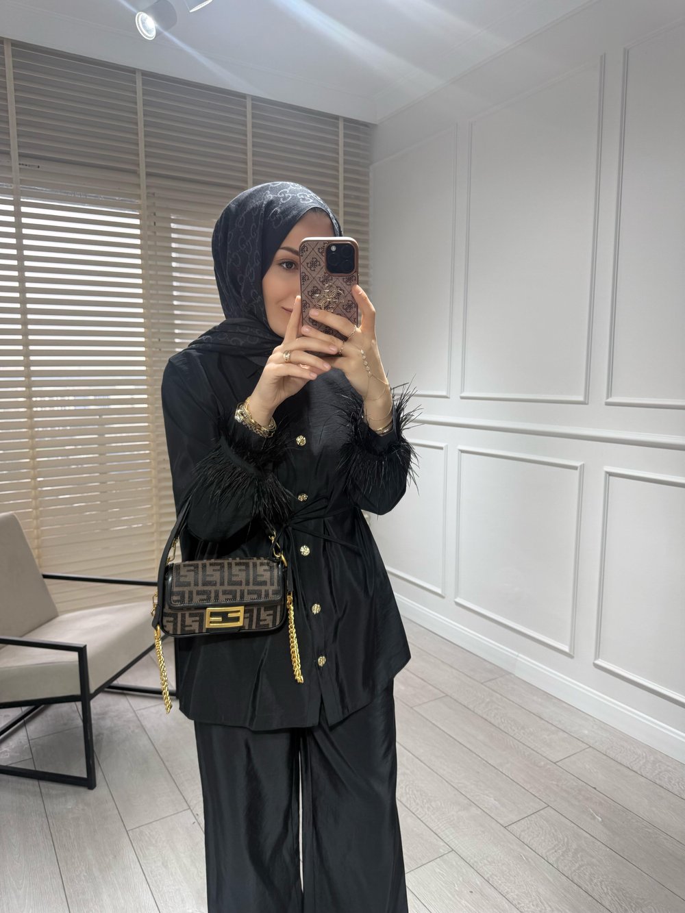 Lady Otriş takım - Siyah 