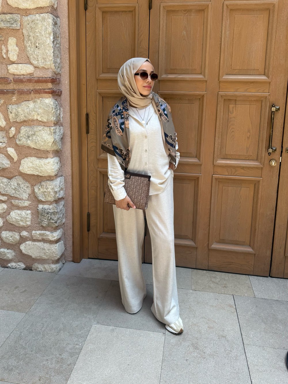 Lıne takım- Bej