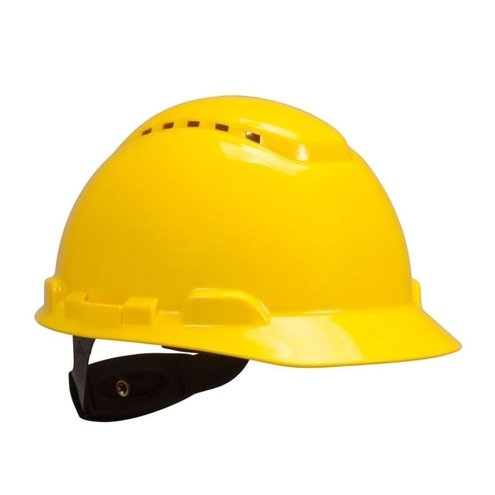 3M H700NVI Sarı Baret Havalandırmalı Vidalı - Profesyonel Şantiye İSG İşçi Kaskı, Cırcırlı Ayar Mekanizmalı Yüksek Görünürlüklü Koruyucu İş Bareti