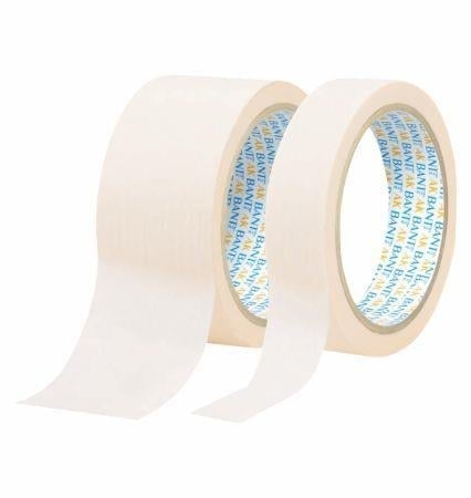 AKBANT Maskeleme Bandı 18 mm x 25 mt - Profesyonel İz Bırakmayan Boyacı ve Hassas Yüzey Koruma Bandı