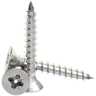 AKDENİZ Sunta Vidası 4.0x20 mm 1000li Paket - Profesyonel Sarı Çinko Kaplı Havşalı Ahşap Vidası, Sıyırmaz Yıldız Başlı Şantiye Tipi Akıcı Marangoz Vidası