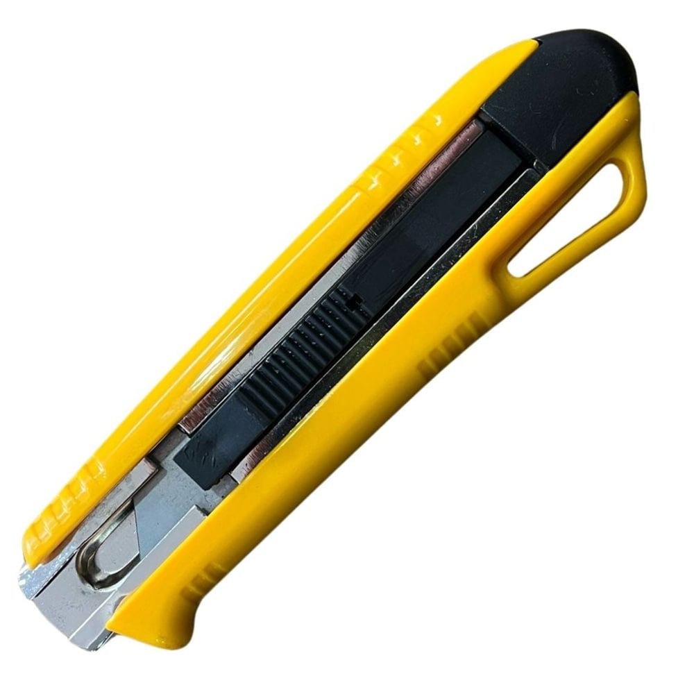 ARSTECH ARS100303 Güvenlikli Maket Bıçağı 18 MM (5116) - Otomatik Geri Çekilmeli İSG Tipi Emniyetli Paket Açma Falçatası